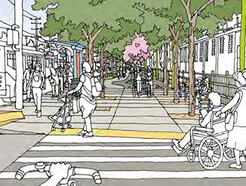 A 10x10 Initiative proposal for an active transportation rail-to-river corridor running from the Crenshaw District to Maywood in Supervisorial District 2.