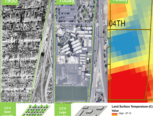 Image of heat mapping for Watts, LA