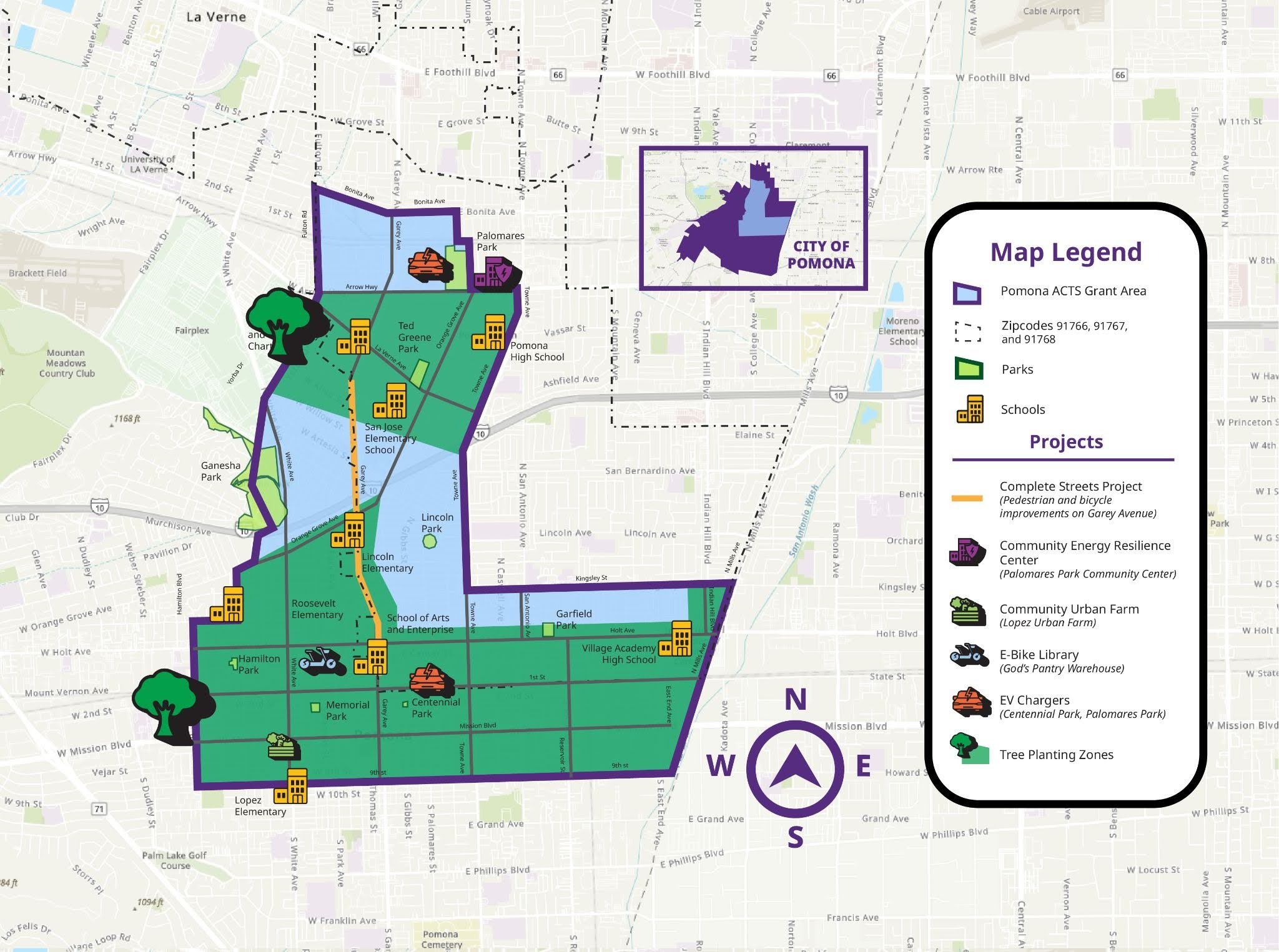 Pomona ACTS Project Area