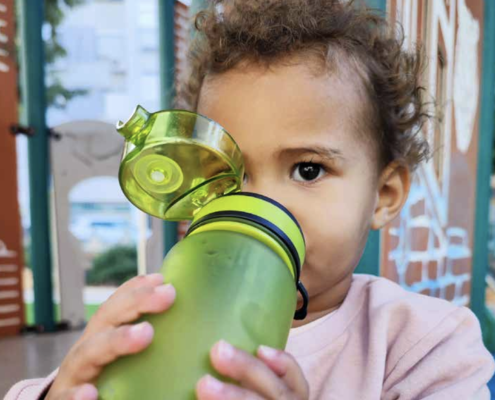 Child Drinking Water