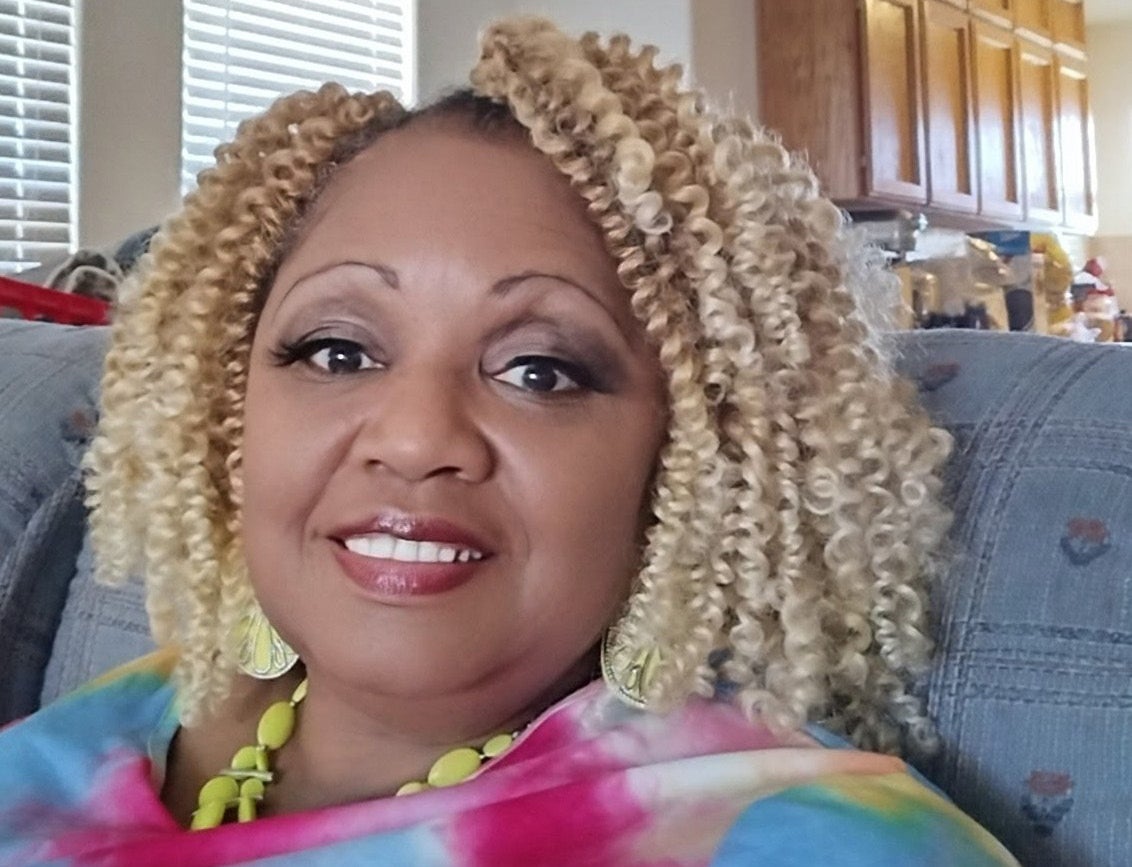 Geraldine Ezenwugo in her Fresno home.