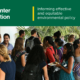 UCLA Luskin Center for Innovation banner above a photo of attendees networking at an indoor event.